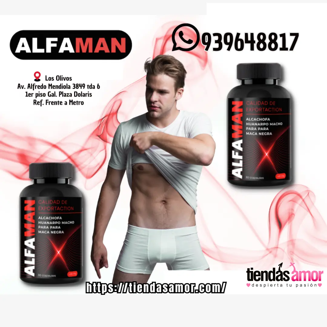  SUPLEMENTO ALFAMAN POTENCIADOR RENDIMIENTO SEXUAL
