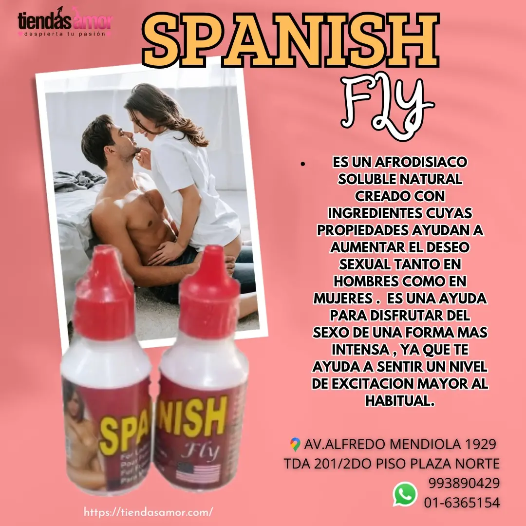 GOTAS AFRODISIACAS - Spanish Fly - Potente Estimulador De Libido - TIENDAS AMOR 