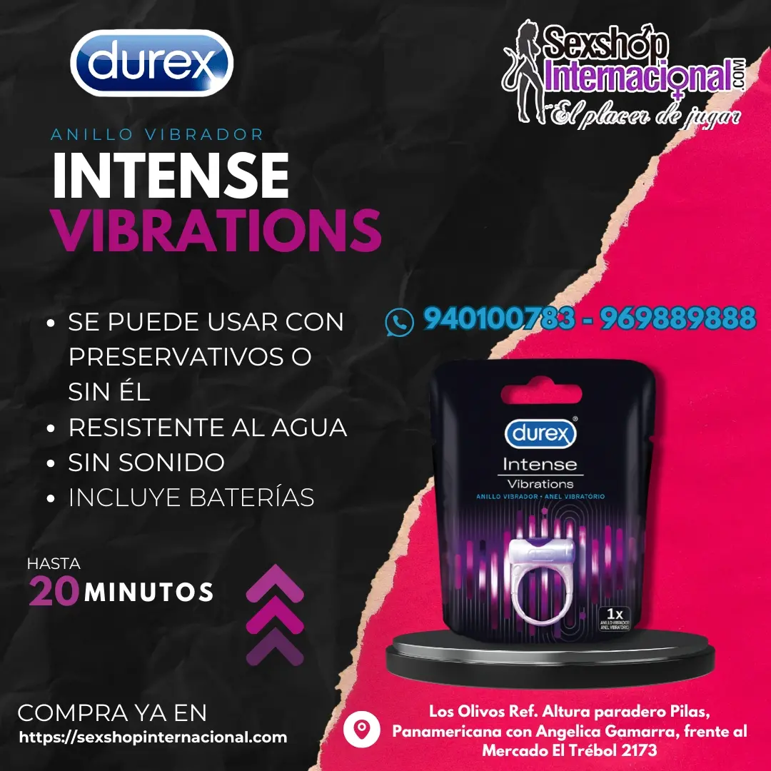 ANILLO VIBRADOR DUREX INTENSE VIBRATIONS