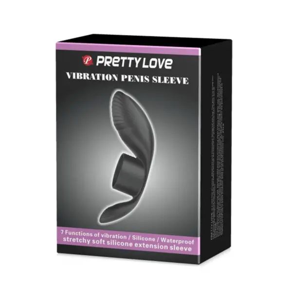 anillo Vibration Penis Sleeve7 funciones de vibración Función de memoria Alimentación USB recargable