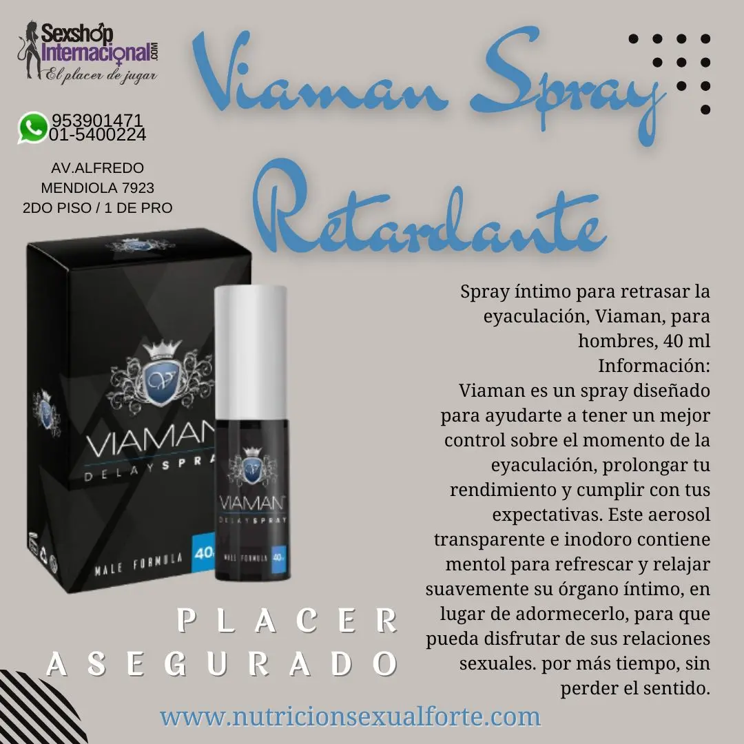 SPRAY INTIMA RETARDANTE -LOS OLIVOS