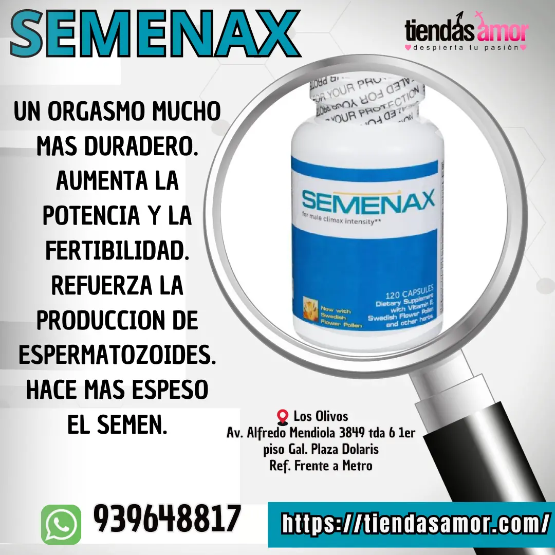 SEMENAX- LOS OLIVOS-MEJOR CALIDAD DE SEMEN