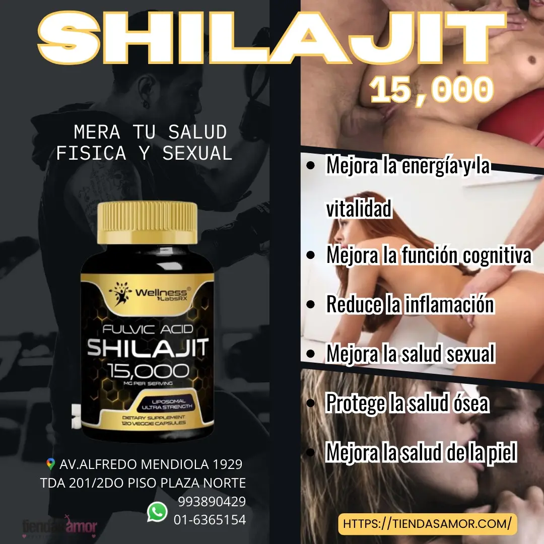 SHILAJIT - 100 Testosterona - Potencializador - Energizante - TIENDAS AMOR 