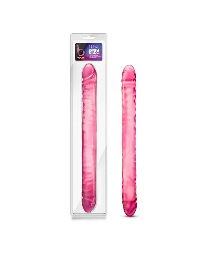 B Yours 18 Double Dildo Pink