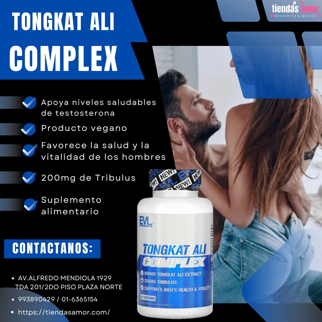 Tongkat Ali Complex Favorece la salud y la vitalidad del hombre - TIENDAS AMOR 