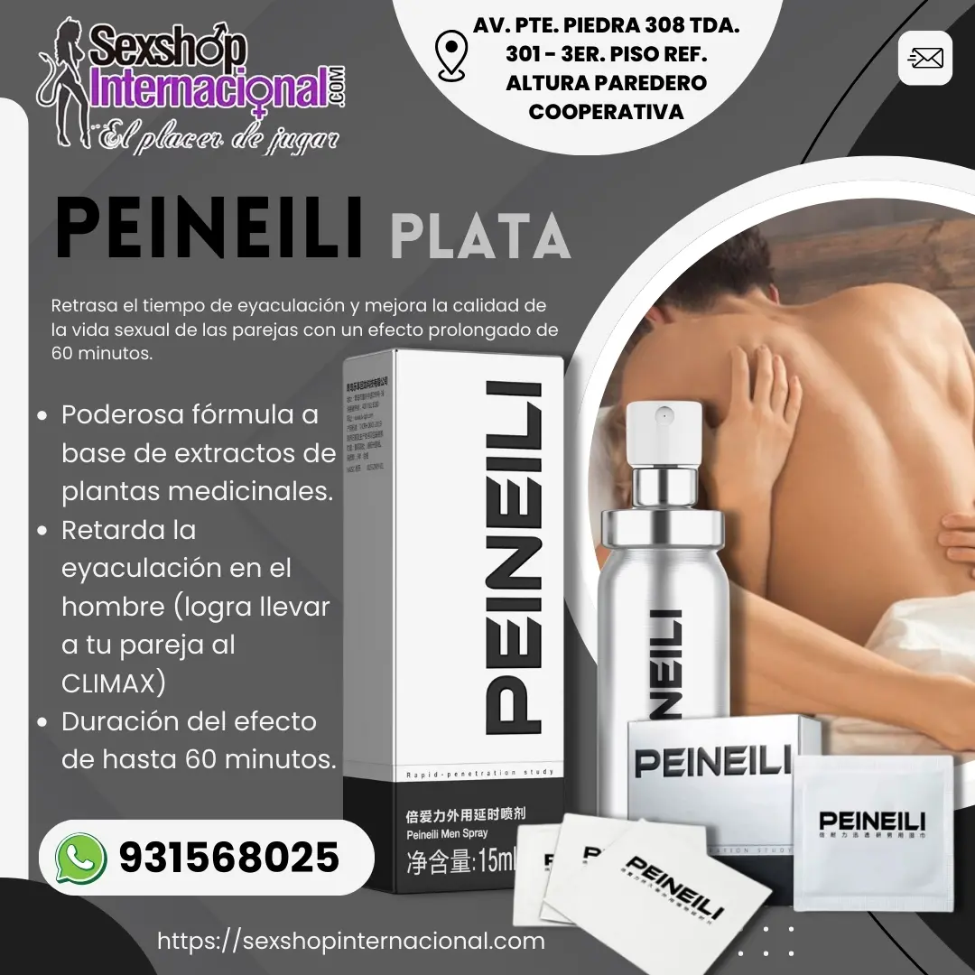 PEINEILI PLATA RETARDANTE SPRAY Y PAÑITOS