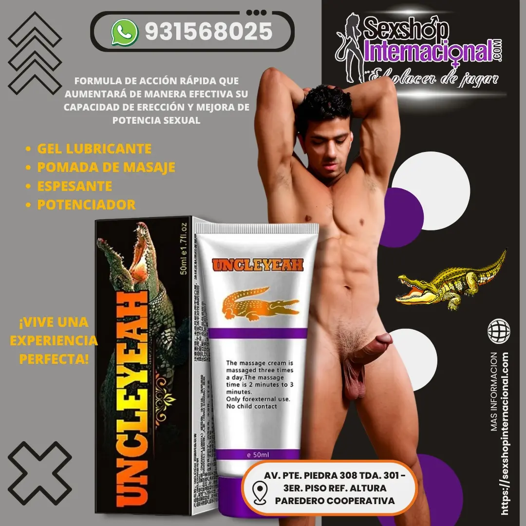 UNCLEYEAH CREMA DE MASAJES POTENCIADORA