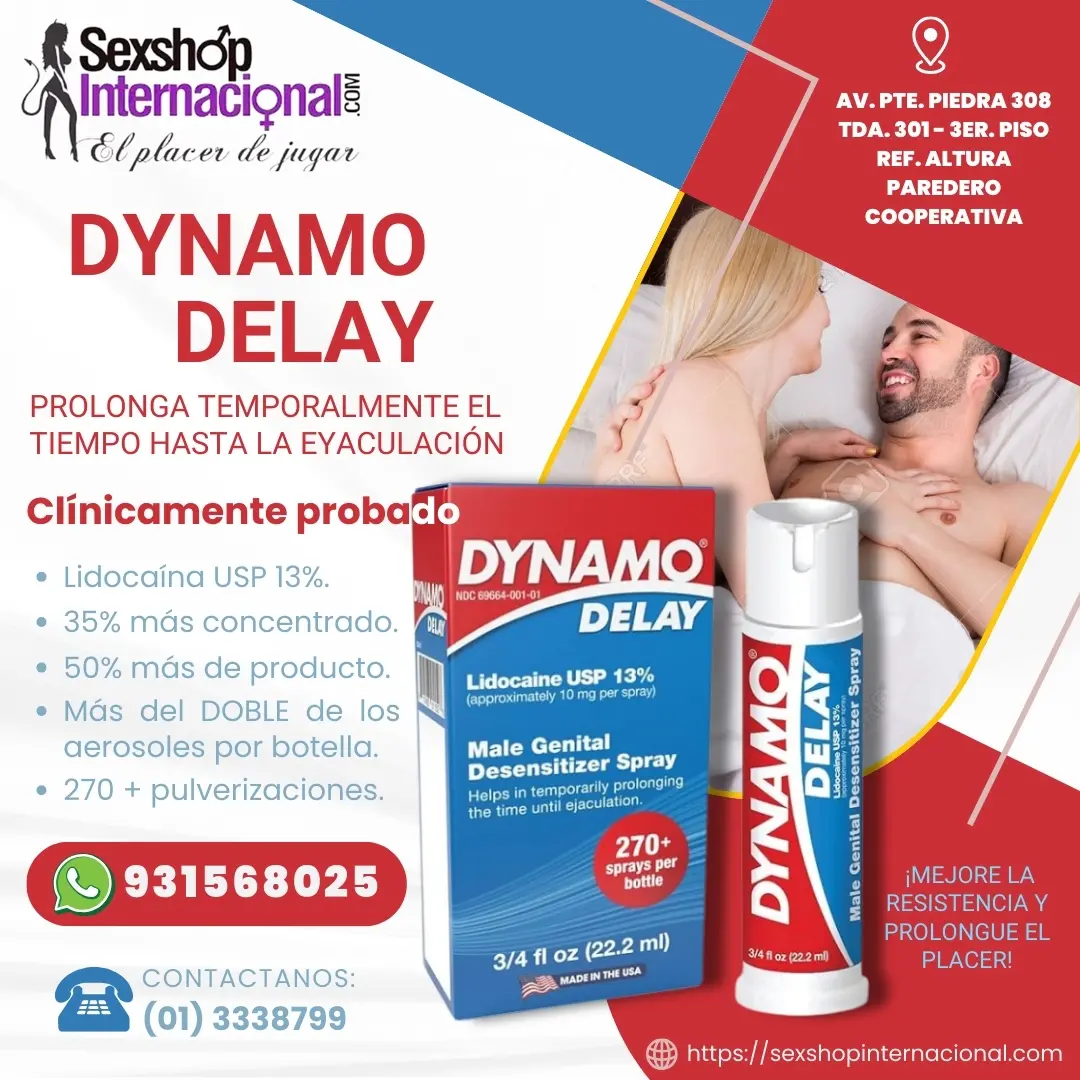 DYNAMO DELAY SPRAY 22.2ML - 270 PULVERIZACIONES