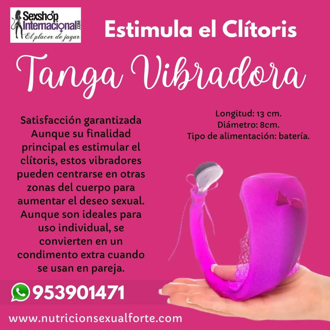 TANGA VIBRADORA-SEXSHOP LOS OLIVOS