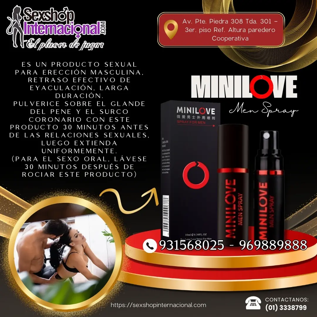 MINI LOVE SPRAY RETARDANTE PARA HOMBRE