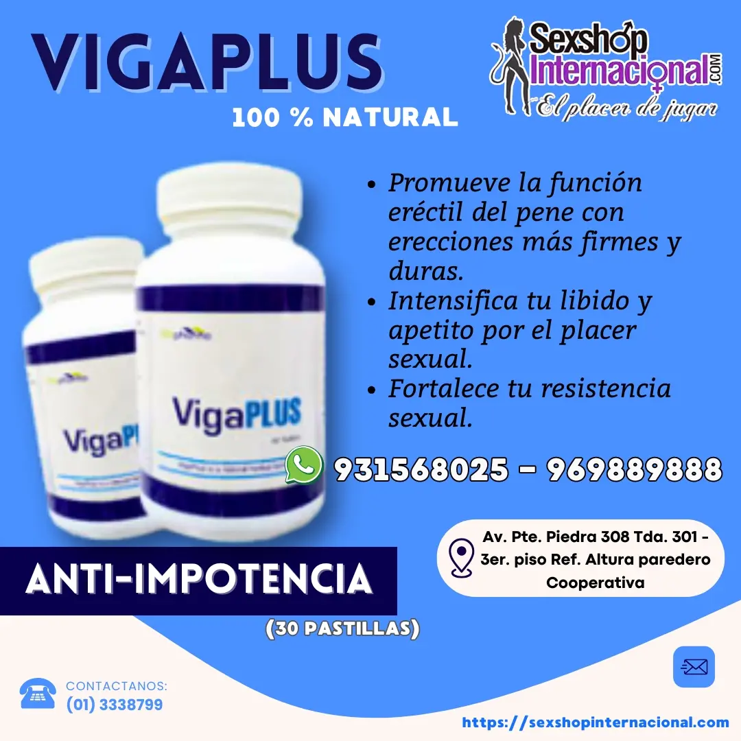 VIGA PLUS ANTI IMPOTENCIA CURA PERMANENTE A LARGO PLAZO