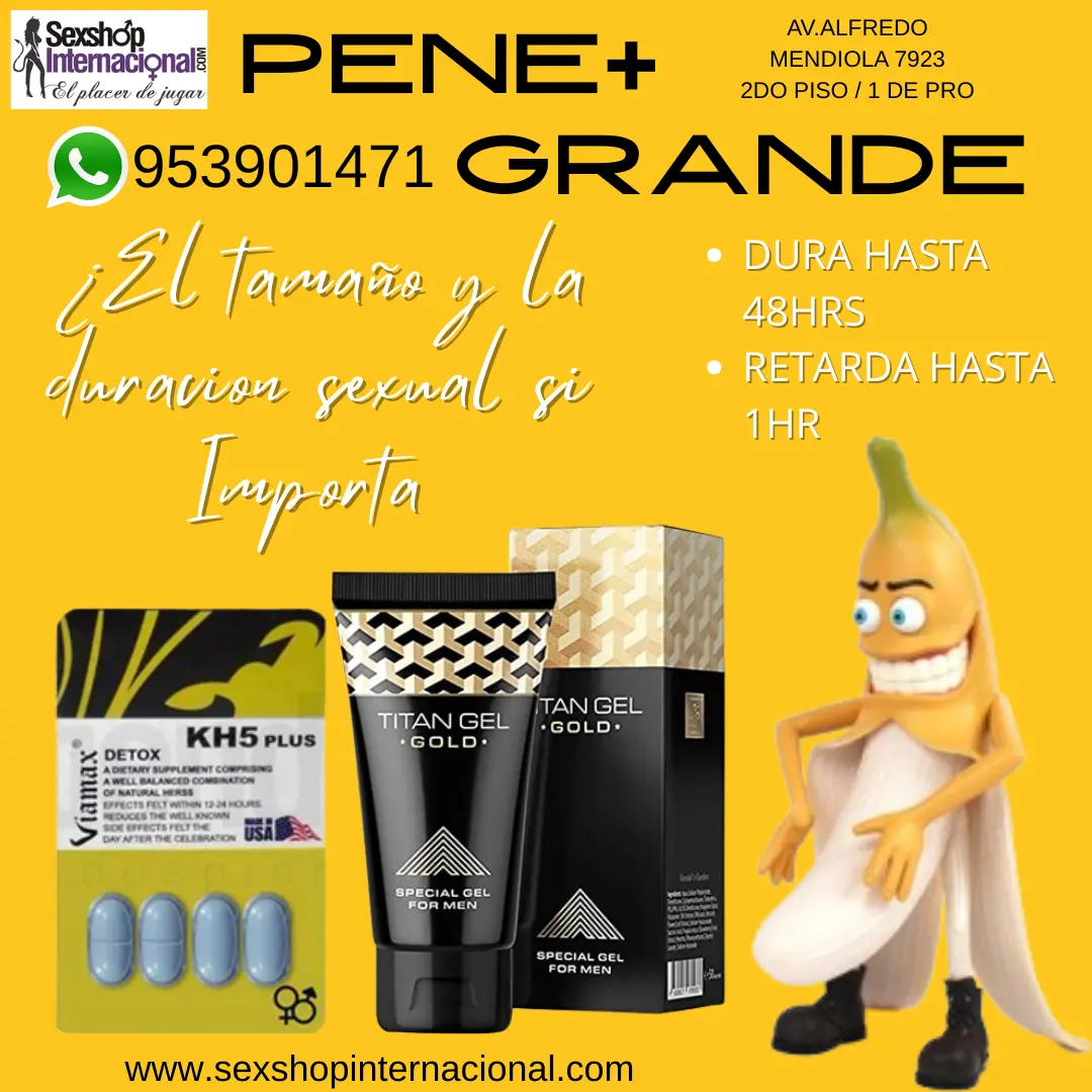 PACK POTENCIA SEXUAL-VIAMAX-TITAN GEL-LOS OLIVOS