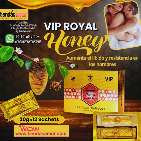 Royal Honey natural para tener erecciones mas firmes y duraderas