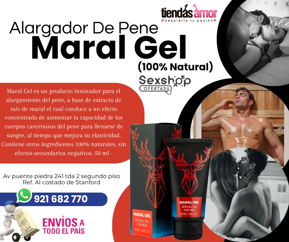 Maral Gel es un producto innovador para el alargamiento del pene