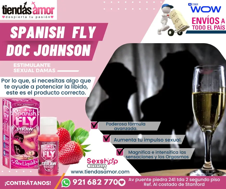 Spanish Fly Gotas - Fresa aumenta la energía sexual de cualquiera que lo beba