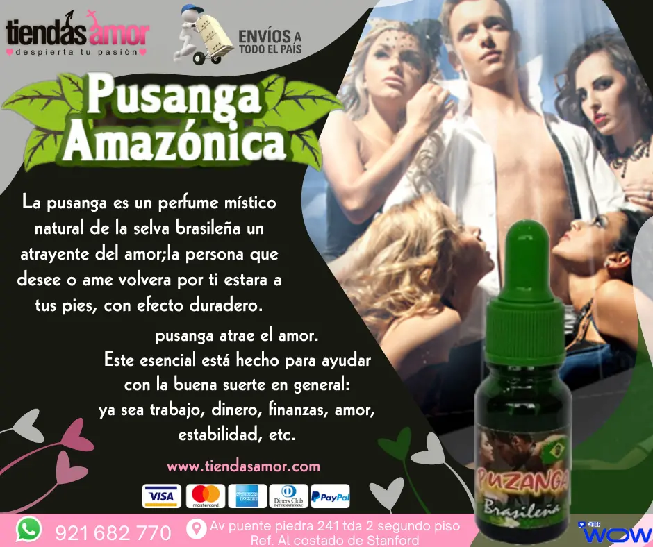 Pusanga amazonica original ya sea trabajo dinero finanzas amor estabilidad etc.
