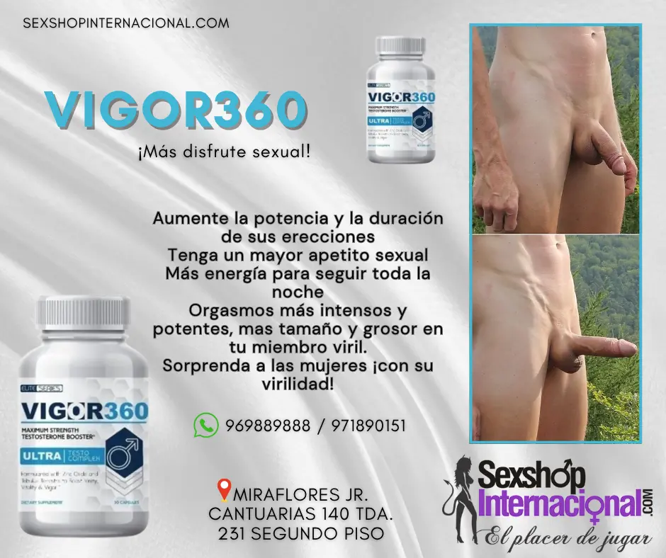 ALTO RENDIMIENTO SEXUAL CON VIGOR 360 ORIGINAL