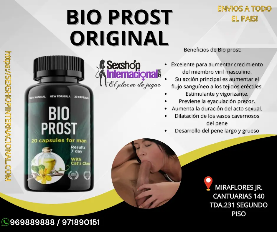 BIO PROST ORIGINAL- MAS POTENCIA SEXUAL- LIMA MIRAFLORES