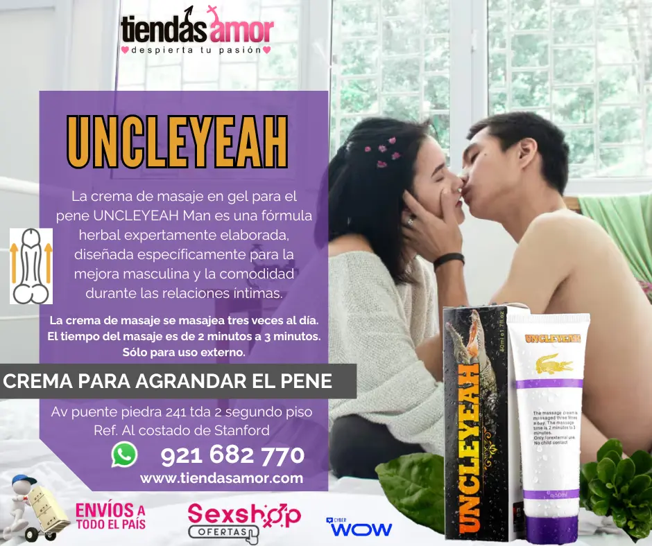 Crema para agrandar el pene UncleYeah CREMA UNCLEYEAH 50 ml - Lima