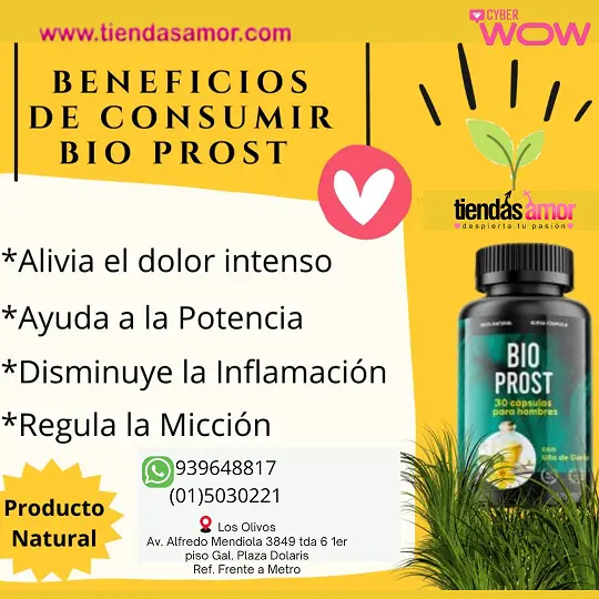 Producto especializado para la Inflamación de la Próstata Prostatitis.