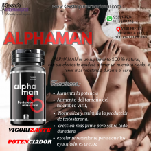 ALPHAMAN POTENCIADOR Y VIGORIZANTE SEXUAL MASCULINO