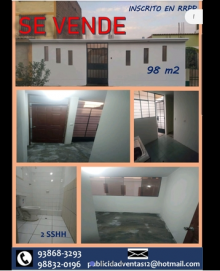 VIVIENDA EN VENTA LAS DALMACIAS PUENTE PIEDRA