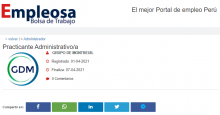 Practicante Administrativo/a