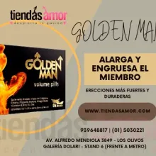 GOLDEN MAN TRATAMIENTO PENE MAS GRANDE - TIENDAS AMOR IZAGUIRRE