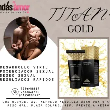 Titan Gel Gold crecimiento de la zona íntima - TIENDAS AMOR 