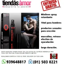 Spray Retardante Masculino Larga Duracion Minilove - IZAGUIRRE 