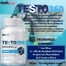 Testo 360 mejorar el rendimiento y la resistencia SEXUAL - PERU