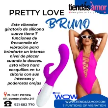 Bruno 10 Funciones Punto G Vibrador de Doble estimulación 