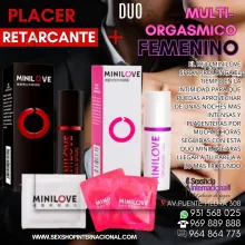 DUO MINILOVE RETARDANTE MINILOVE ORGASMICO GRAN OFERTA SEXSHOP