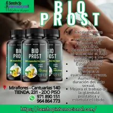 Bio Prost Estimulante vigorizante y Previene la eyaculación precoz