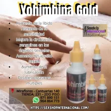 Yohimbina Gold Gotas Afrodisiaco Excitante - SEXSHOP MIRAFLORES