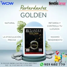 Retardex Golden Retardante Prolongador Potencia extra para alargar tus momentos de placer