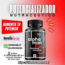  Alphaman Potencializador 100 Natural Aumenta tu Potencia 