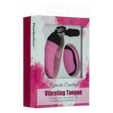 Power Bullet Lengua vibradora con control remoto color rosa