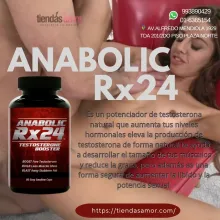 ANABOLIC RX24 - DESARROLLO VIRIL - MEJOR NIVEL DE TESTOSTERONA - TIENDAS AMOR 