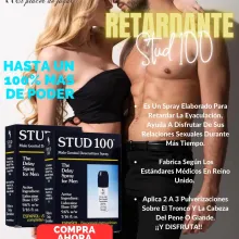 RETARDANTES SEXUALES PARA HOMBRES Y DURAR MAS TIEMPO STUD 100 ORIGINAL