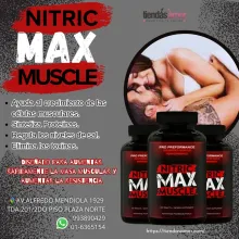 NITRIC MAX MUSCLE AYUDA AL DESARROLLO MUSCULAR DEL PENE - TIENDAS AMOR