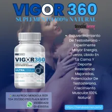 SUPLEMENTO NATURAL VIGOR 360 MEJOR POTENCIA Y DESARROLLO VIRIL - TIENDAS AMOR 