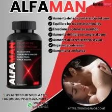 ALFAMAN NATURAL MAYOR VIRILIDAD MEJORA EL RENDIMIENTO EN LA CAMA - TIENDAS AMOR 