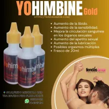 Yohimbina Gold Excitante MEJORA EL RENDIMIENTO EN MUJERES FRIAS - TIENDAS AMOR 