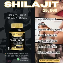 SHILAJIT - 100 Testosterona - Potencializador - Energizante - TIENDAS AMOR 