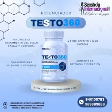 TESTO 360 POTENCIADOR 30 Y 60 CAPSULAS