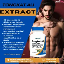 Aumenta la energía fisica y sexual TONGKAT ALI Extract NATURAL - TIENDAS AMOR 