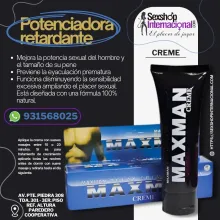 MAXMAN CREME POTENCIADORA RETARDANTEv