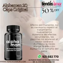  Alphaman Para el alargamiento del pene y la mejora de la erección
