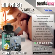 VIAMAX PURE POWER AUMENTA EL LIBIDO 100 NATURAL Bio prost 30 Pastillas Original